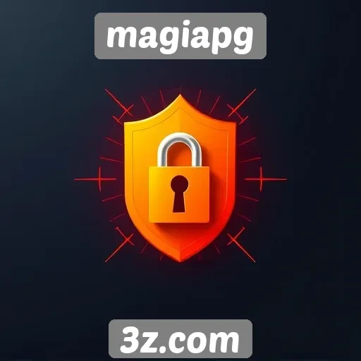 Segurança das informações no site magiapg